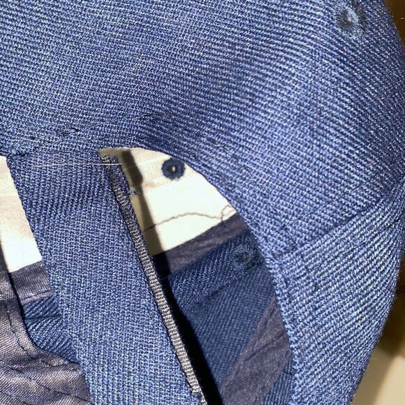 Men's Multicolor Boston Red Plaid 100% Cotton Baseball Cap Hat Adjustable - Picture 9 of 9